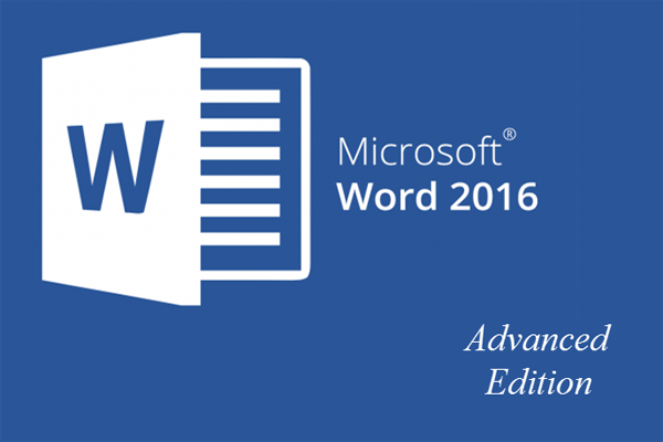 Microsoft Word Advanced (2016 version)